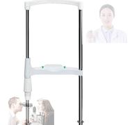 Accessori Per Optometria Per Supporto Frontale con mentoniera regolabile, tipo H, vassoio curvo altezza 26-36 cm, strumento ottico per negozi di ottica, poggiatesta per negozi di optometria