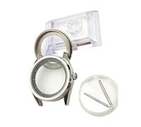 Accessori per orologi assemblati in acciaio per cassa dell'orologio in abalone adatto per Seiko NH35/36/4R Movimento cassa da uomo, Ombra interna nera-40 mm, misura unica