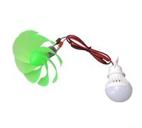 Accessori per pale del motore a turbina eolica Generatore di energia Set di assemblaggio di luci esterne per esperimento di insegnamento di fisica Aiuto eolico Led educativo con dispositivo Regolatore