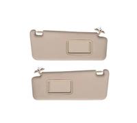 Accessori Per Parasole Auto Per Toyota Per 4Runner 2010-2022 7432035A91B1 7432035A90B1 Interno Tetto Con Specchio Per Il Trucco Tendine guida sinistro(Beige Left and Right)