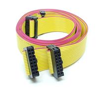 Accessori per PC - connettori Pro 2-pack 81,3 cm 80 cm IDC 16P giallo 1.27 mm Flat Ribbon cable, 76,2 cm, 78 cm di lunghezza netto con 2.54 mm FC 16 pin femmina a femmina