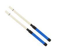 Accessori per Percussione 1 Paio Di Bacchette In Bambù Con Asta Multipla, Bacchette Per Batteria Jazz, Spazzole, Parti Per Percussioni (Color : Blue)