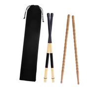 Accessori per Percussione Bacchette In Legno D'acero 5A E Bacchette Per Spazzole Per Asta Accessori Per Batteria Con Custodia