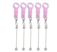 Accessori per perline colorate per ciondoli in paglia con adattatore per tazze, decorazioni per la cucina