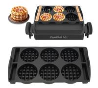 Accessori per piastre per waffle compatibili con Optigrill, inserto per waffle per Tefal OptiGrill XL, Elite XL, Plus XL - Inserto in silicone per cialde belghe - 4 in 1 XL, 2 in 1 XL - Accessori per