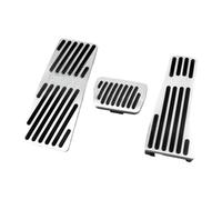 Accessori per poggiapiedi Auto copripedali acceleratore e Freno per Mazda 3 BP CX30 CX50 CX60 MX30 2019-2024 (3 Pezzi/Argento)