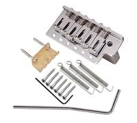 Accessori per ponti per chitarra elettrica Parti Per Accessori Per Chitarra Con Base Per Ponte Tremolo Singolo, Sella Per Chitarra Elettrica Manuale (Color : Silver)