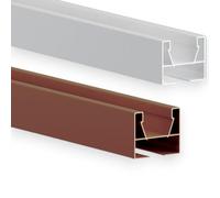 Accessori per porta scorrevole in PVC kit chiusura e guida superiore (Guida di scorrimento superiore Bianco (Tipo Extra))