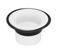 Accessori per potenziare la cassa in gomma ABS per grancassa, accessori per potenziare il kit di batteria con adesivo protettivo di apertura, migliorare il suono dei bassi ed (Bianca)