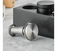 Accessori per pressino espresso in acciaio inossidabile con doppia molla di carico per una pressione costante, manico ergonomico in alluminio per un uso confortevole, strumento essenziale per la