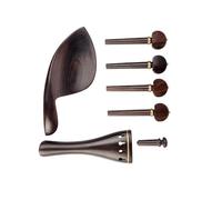Accessori Per Principianti Per Violino Accessori Per Violino 4/4 In Ebano Chiodi Per Cordiera Piroli Set Di Poggiaguancia