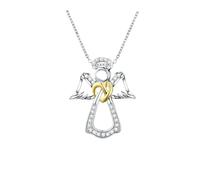 Accessori per ragazze Accessori Guardian Angelo Ciondolo per donne, Angel Wings Guardian Girl Necklisite, collana di angeli custode per donne, collana di angelo per ragazze, gioielli angel tutedri,