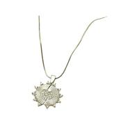Accessori per Ragazze Collana da Sole per Donne, Solare a Forma di Cuore Collana a Sospensione Totem a Ciondolo Sole Ciondolo Fiore, Collana del Sole, Collana Solare e Luna, Collana da Sole