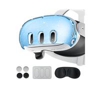 ACCESSORI PER REALTÀ VIRTUALE WIGENTO Quest 3 - Set 7 in 1 in plastica resistente compatibile con Meta Quest 3