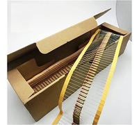 Accessori per resistenze 2880Pcs 1/2W 5Percent 0.5W 0.1-10M Ohm 144Values X 20Pcs Kit di resistori a pellicola di carbonio Torlerance Pack Set resistore