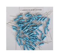 Accessori per resistenze 320Pcs 0.33R-1M Ohm 2W 1Percent 64Values X5Pcs Kit di resistori a film metallico assortiti