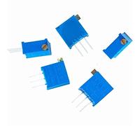 Accessori per resistenze 50Pcs Trimmer potenziometro a resistenza variabile 3296X 100/200/500/1K/2K/5K/10K/20K/50K/100K/200K/500K/1M/2M Ohm for circuiti stampati (Size : 2M Ohm)