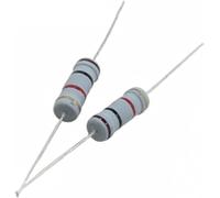 Accessori per resistenze Kit resistore a film di carbonio 100PCS 10Value 2W 120K-820K Ohm 5Percent 2W Resistore di resistenza ad anello colorato