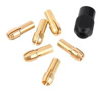 Accessori per rettifica elettrica, abbinamento dado nero, mandrino in ottone, nucleo in rame del motore, migliori prestazioni, comodo e veloce, adatto a varie applicazioni di strumenti di rotazione