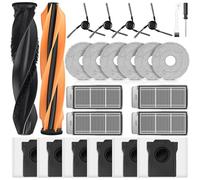 Accessori per robot aspirapolvere Dreame X50 Ultra / L50 Pro Ultra / X50 Master / L40s / Matrix10 Ultra 6 sacchetti per la polvere, 6 panni per la pulizia, 4 filtri, 4 spazzole laterali, 2 spazzola