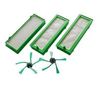 Accessori per Robot Aspirapolvere Kobold VR200 e VR300-3 Filtri HEPA e Spazzole Laterali 2X