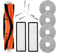 Accessori per robot aspirapolvere Xiàomi Robot Vacuum S20+, 9 pezzi di ricambio per Xiàomi S20 Plus, include 1 spazzola principale, 2 spazzole laterali, 2 filtri HEPA, 4 tamponi tergicristalli