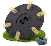 Accessori per robot tosaerba, 6 dischi lama, compatibili con GARDENA SILENO Minimo & FLYMO Easilife Go & HUSQVARNA Automower Aspire Robot tosaerba, tosaerba da giardino (Nessuna Lama）