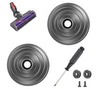Accessori per Ruote V-Ball per Aspirapolvere Senza Fili Dyson V6 V7 V8 V10 V12 DC58 DC59 DC62 DC74 35W 50W Direct Drive Cleaner Head Wheels Ruote di Ricambio Dyson 968266-02 949852-05 con Viti