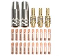 Accessori per saldatura Kit ugello e punta di contatto per 15AK per saldatore MIG, include componenti da 0 8 mm per prestazioni
