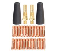 Accessori per saltura MIG per ugelli senza gas punte per elettrodi per saltura Kit 125HD 140HD 12HD 12HD