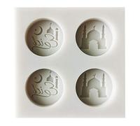 Accessori per sapone, strumenti per la decorazione della torta, in silicone, sceneggiatura araba, per la casa, candela in resina