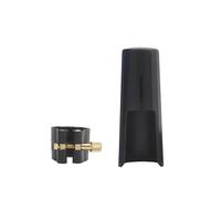 Accessori per Sassofono Bocchino Per Sassofono, Chiusura Per Legatura, Clip, Legatura In Pelle, Cappuccio Per Clarinetto, Parti Di Strumenti A Fiato (Color : Tenor)