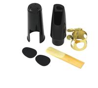 Accessori per sassofono Bocchino Per Sassofono Set In Plastica Con Cappuccio Fibbia In Metallo Bocchino Per Ance Patch Cuscinetti Cuscini Di Accessori Per Sassofono