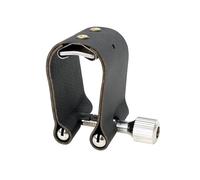 Accessori per sassofono Cassetta Per Bocchino Per Sassofono Contralto Cassetta In Morbida Pelle Colorata A Forma Di U Adatta Per Accessori Di Protezione Per Fiati Sax (Color : Bk)