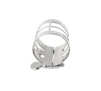 Accessori per sassofono Chiusura Per Legatura Per Sassofono Contralto, Robusta, In Argento, Per Bocchini In Plastica/ebanite, Accessorio Per Sassofono