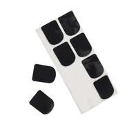 Accessori per Sassofono Cuscinetti Per Bocchino Per Sax Da 8 Pezzi Da 0,8 Mm Toppe In Gomma Nera Cuscini Parti Del Sassofono