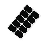 Accessori per Sassofono Cuscinetto Per Denti In Silicone Nero Per Sassofono Acuto Da 10 Pezzi Per Parti Di Protezione Del Bocchino Per Sassofono (Color : 0.5mm)