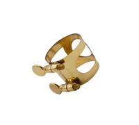 Accessori per Sassofono Parti Per Legature Per Bocchino Per Sassofono In Metallo Con Legatura Per Sassofono Alto/alto/tenore (Color : Gold, Size : High)