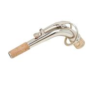Accessori per Sassofono Sassofono Bend Neck Ottone Placcato Argento Sax Contralto 2,5 Cm Bend Neck Parti Di Strumenti A Fiato