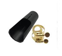 Accessori per Sassofono Set Di Parti Di Strumenti Per Sassofono Con Clip In Metallo, Bocchino Per Sassofono Contralto/tenore/acuto (Color : Gold, Size : High)
