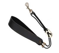 Accessori per Sassofono Tracolla Per Sassofono In Pelle Con Gancio In Metallo Per Sax Contralto/tenore/acuto (Color : BK)