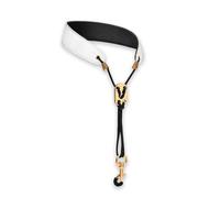 Accessori per sassofono Tracolla Universale Per Sassofono Cintura Regolabile Per Imbracatura Per Sassofono Accessori Per Strumenti Imbottiti Spessi Sassofono Tenore (Color : White)