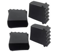 Accessori per scale pieghevoli, 4 pezzi 50 x 25 mm, piedini di ricambio in gomma, piedini protettivi in lega di alluminio, per ingegneria, casa, antiscivolo