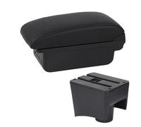 Accessori Per Scatola Portaoggetti Centrale Per Bracciolo Auto Per VW Per POLO Mk5 6R Per Vento 2010 2011-2018 BLNETU(B black black line)