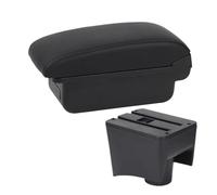 Accessori Per Scatola Portaoggetti Centrale Per Bracciolo Auto Per VW Per POLO Mk5 6R Per Vento 2010 2011-2018 BLNETU(A black black line)