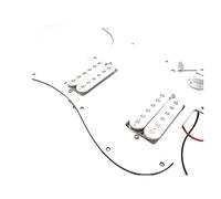 Accessori Per Scratchplate Precablati Caricati Per Chitarra Elettrica Pickguard Per Chitarra Pickguard Per Chitarra Elettrica Pickup Assembly (Color : White)