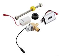 Accessori per sensori orinatoio, sensore a infrarossi automatico valvola di scarico per orinatoio, sistema di controllo a solenoide in metallo con regolazione della distanza (B)