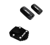 Accessori per serbatoi Per HONDA X ADV XADV 750 2021 2022 Accessori Moto Cavalletto Laterale Ingrandire Pad Freno Anteriore Serbatoio Olio Del Liquido Caps(Black)