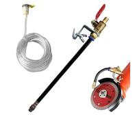 Accessori per Smerigliatrice con tubo e regolatore polvere | Spruzzatore Acqua Nebulizzata per Smerigliatrice per Piastrelle, Calcestruzzo, Pietra, Legno, Granito e Lavori Esterni