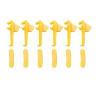 Accessori per smontagomme in nylon, 12 pezzi, per protezione del cerchione della testa d'anatra per la sicurezza